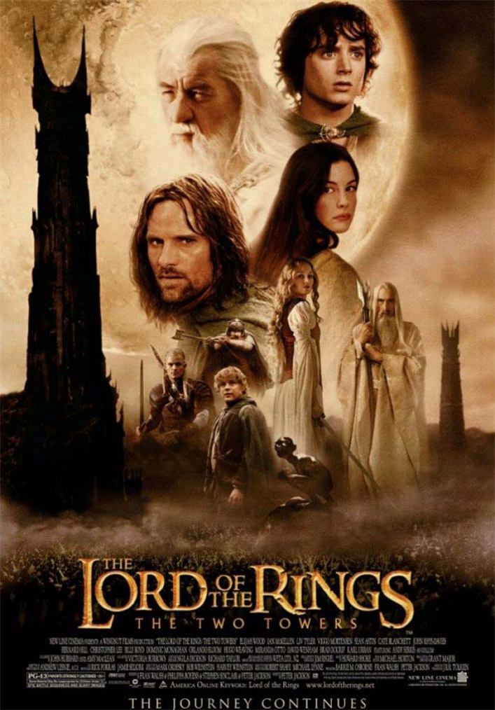 The Lord of the Rings - The Two Towers Cover
